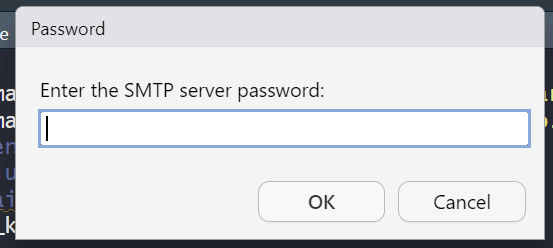 You will need to enter the App Password to created before.